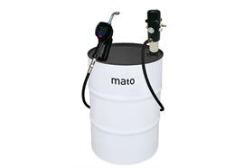 Lube-Station P200-8 stazionaria, con DIGIMET E30 Preset e uscita olio motore