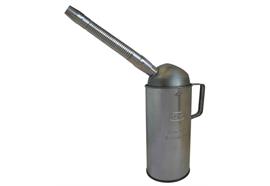 Misuratore in banda stagnata FMF-T 2000 con beccuccio flessibile, calibrabile - 2.0 litri