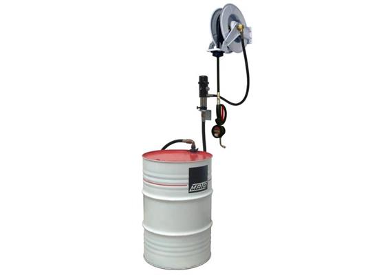 pneuMATO 3 montaggio a parete, con DIGIMET E30 Preset e con uscita olio motore