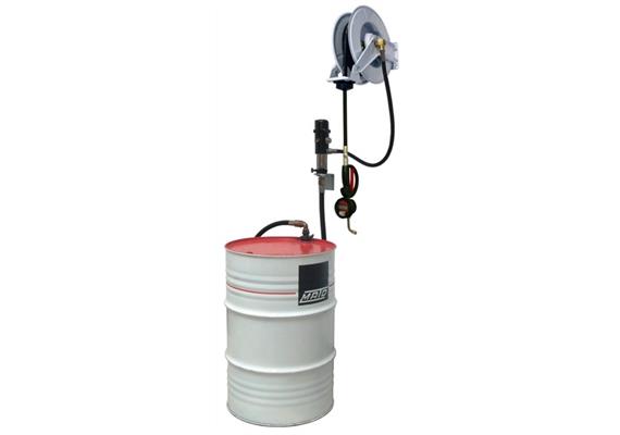pneuMATO 3 montaggio a parete, con DIGIMET E30 Preset e uscita olio motore