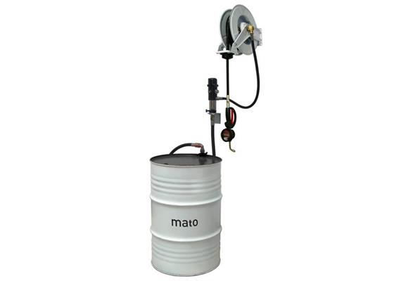 pneuMATO 3 montaggio a parete, con DIGIMET E35 e con uscita olio motore