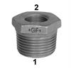 Riduzione GF Fittings N° 241 zincato 1½"-1" maschio-femmina