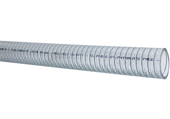 Tubo d`aspirazione PVC/PU DN25 con spirale in acciaio [SOSTITUITO]
