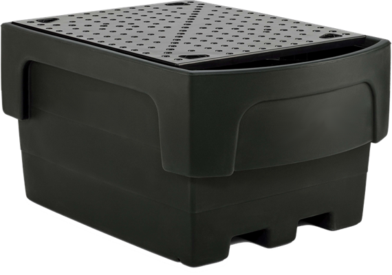 Vasca di contenimento per IBC in PE per 1 IBC da 1000 litri
