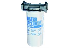 WATER CAPTOR 150 l/min, 30 µm per Diesel, con testa filtro